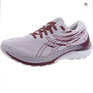 ASICS Women's Running Shoe - Light Pink with Burgundy Accents